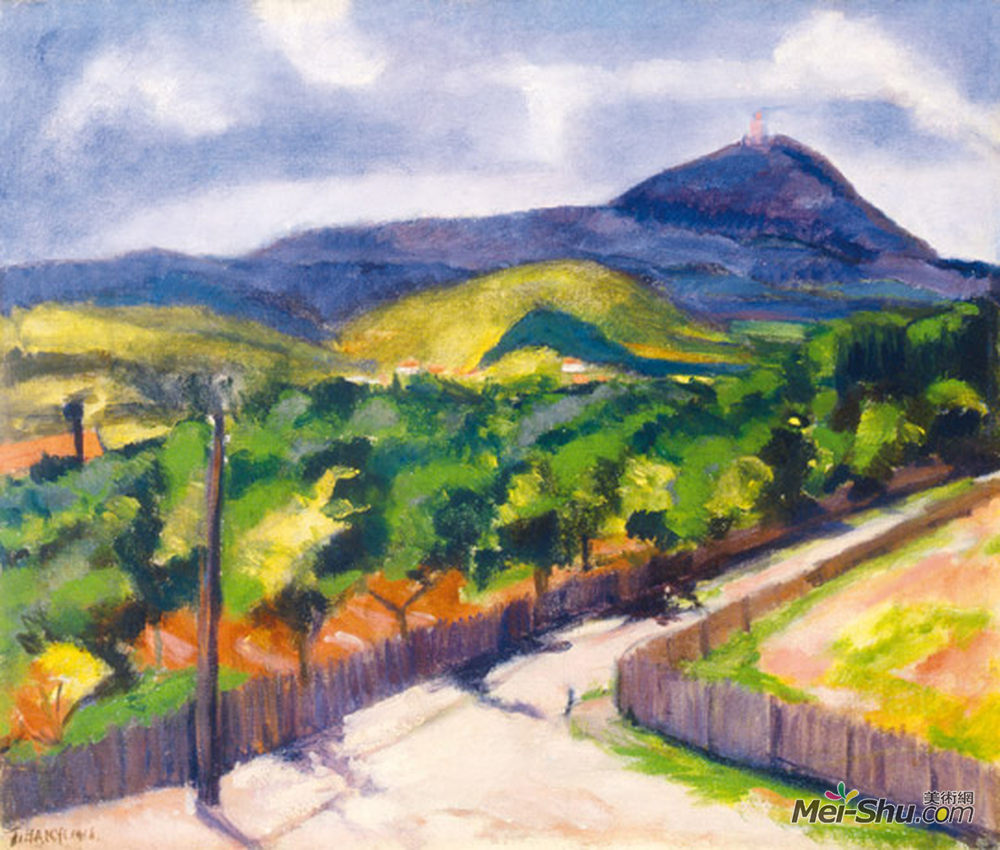 拉霍斯提亚尼(Lajos Tihanyi)高清作品《布达山》