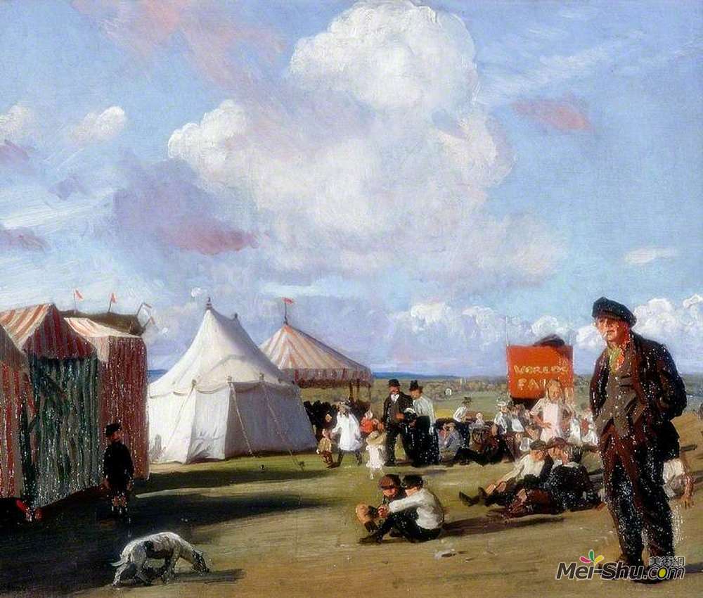 劳拉·奈特(Laura Knight)高清作品《博览会》
