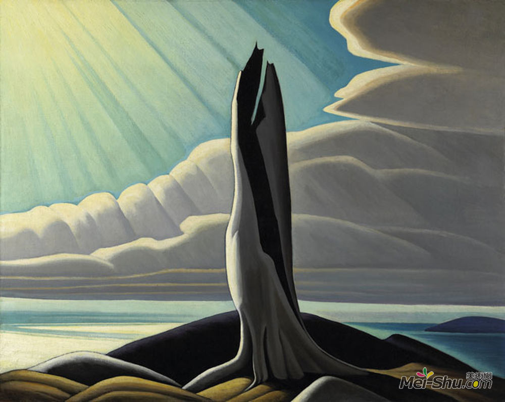 劳伦斯哈里斯(Lawren Harris)高清作品《苏必利尔湖北岸》
