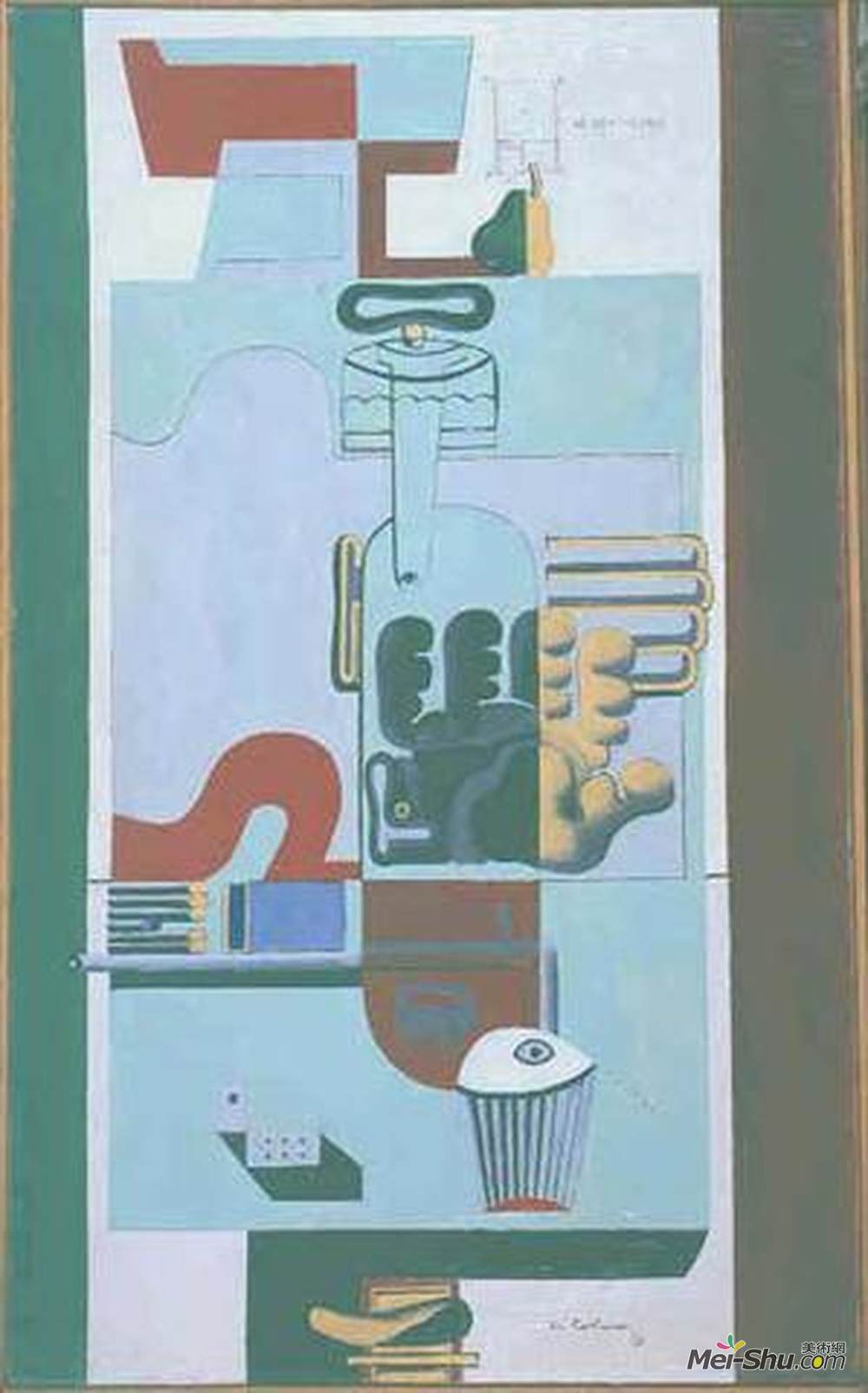 勒·柯布西耶(Le Corbusier)高清作品《组成一个梨》