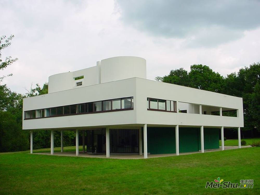 勒·柯布西耶(Le Corbusier)高清作品《萨伏伊别墅在普瓦西》