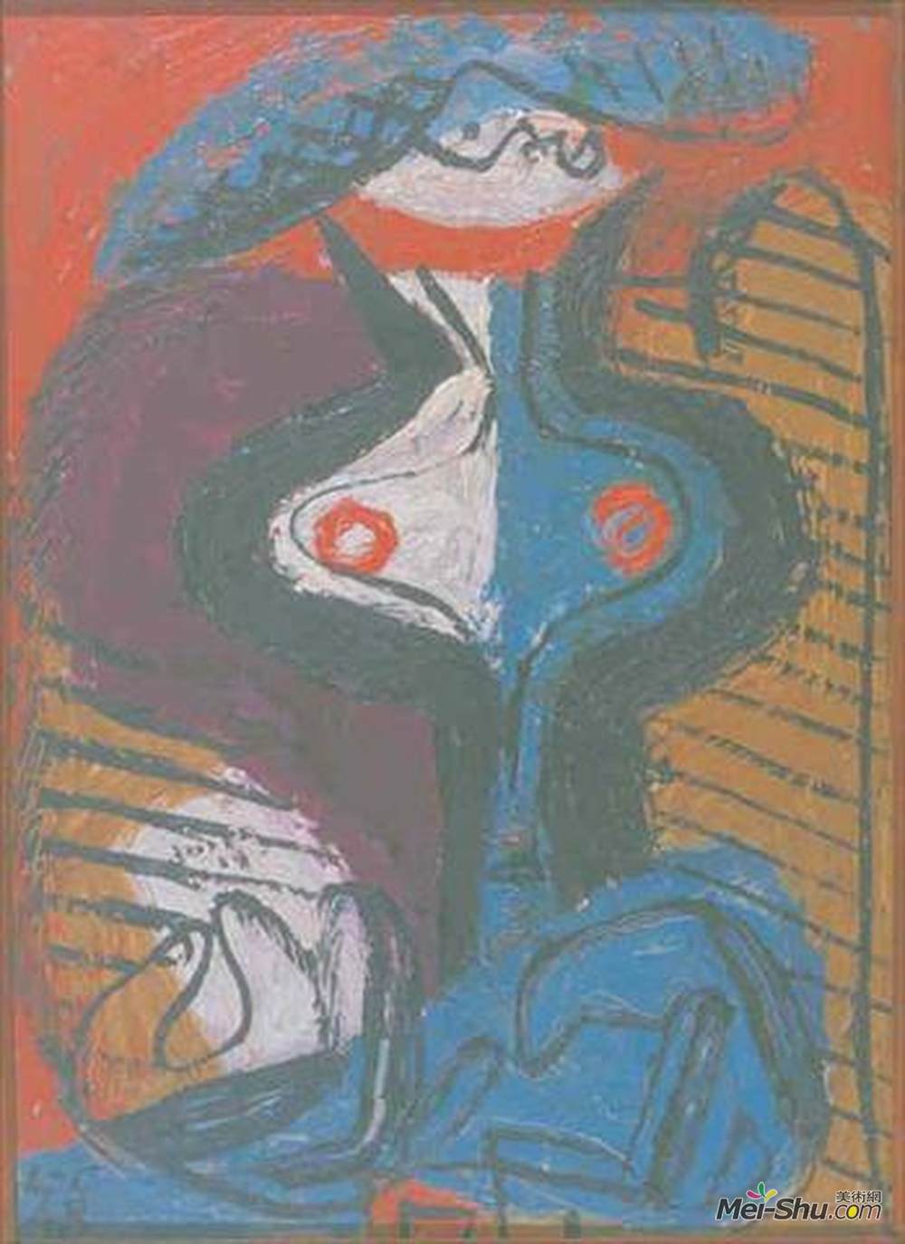 勒·柯布西耶(Le Corbusier)高清作品《女性的胸部和手》