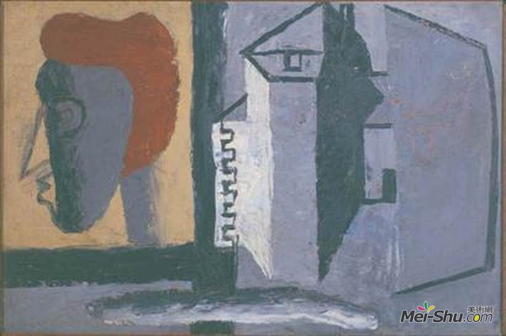 勒·柯布西耶(Le Corbusier)高清作品《T&ête de femme, V&ézelay》