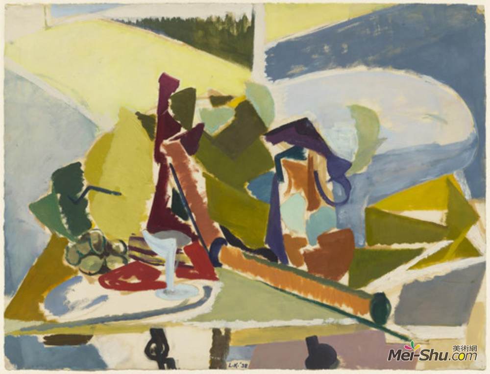 李·克拉斯纳(Lee Krasner)高清作品《静物》