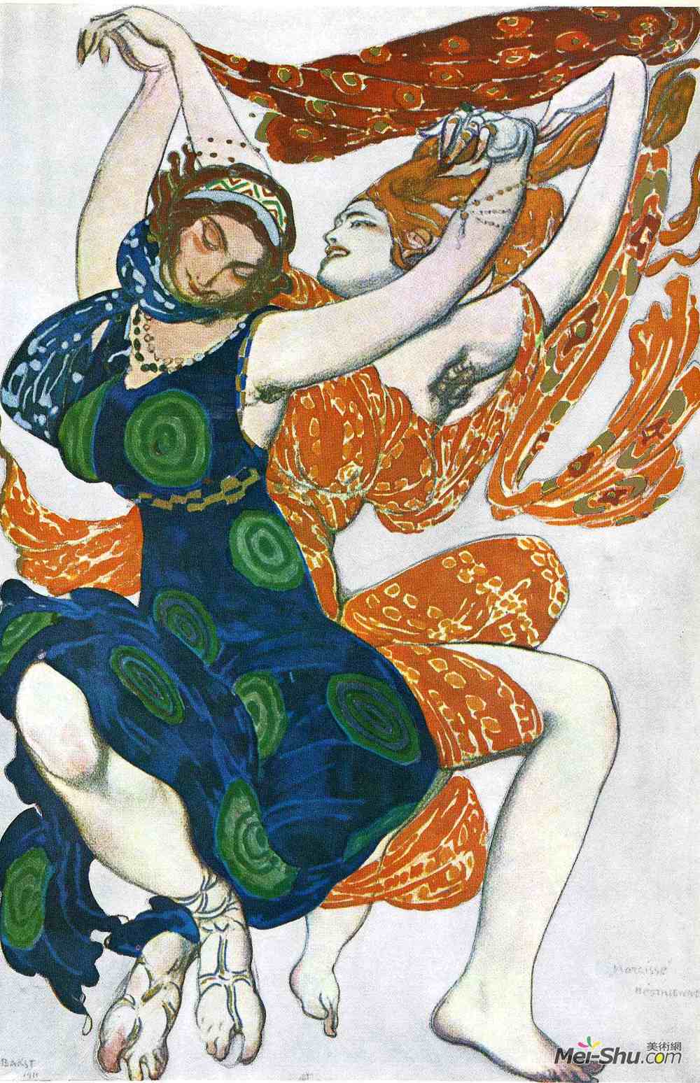 莱昂·巴克斯特(Leon Bakst)高清作品《歌剧服装设计》