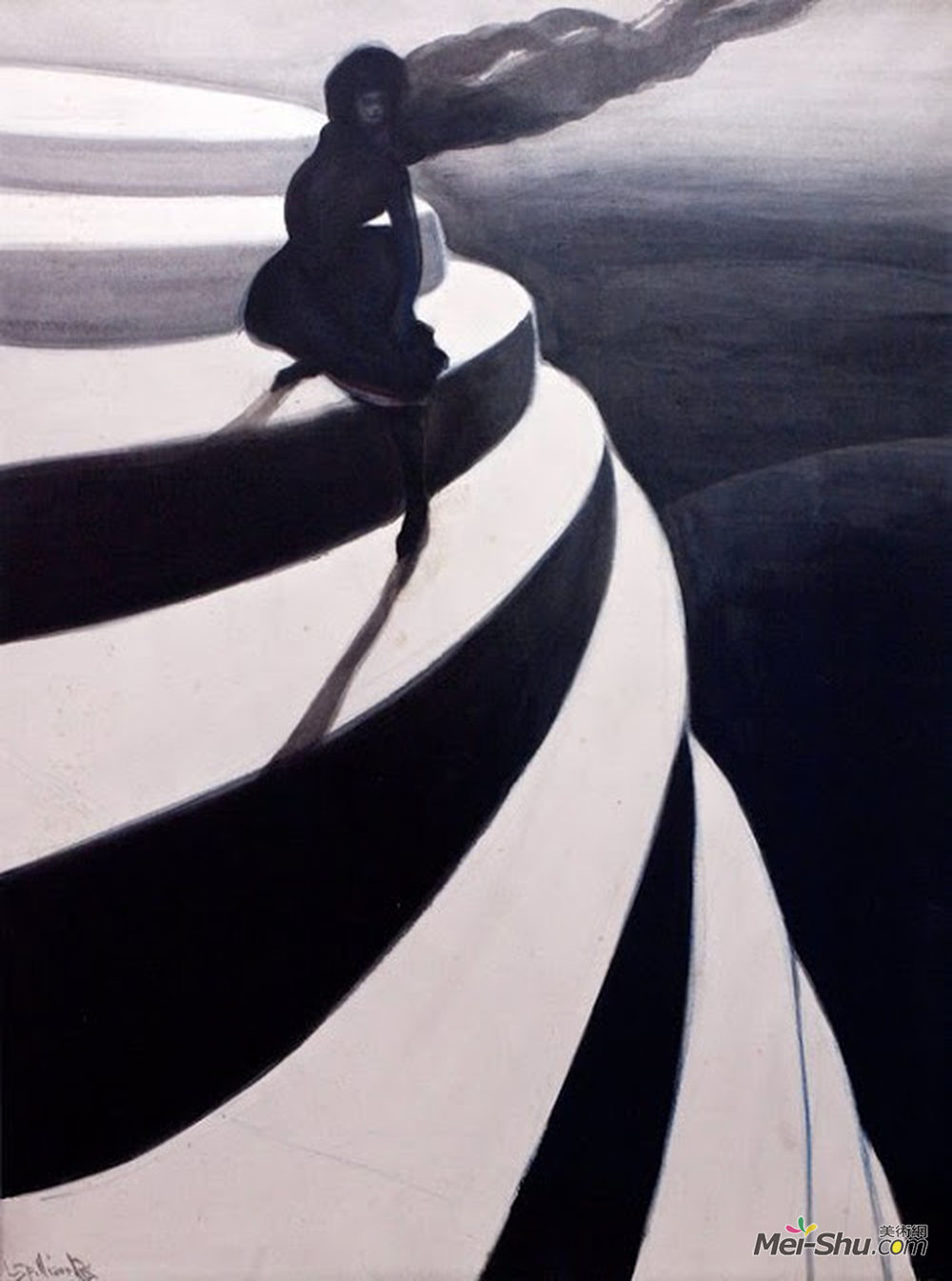 莱昂·施皮利亚特(Leon Spilliaert)高清作品《眩晕》