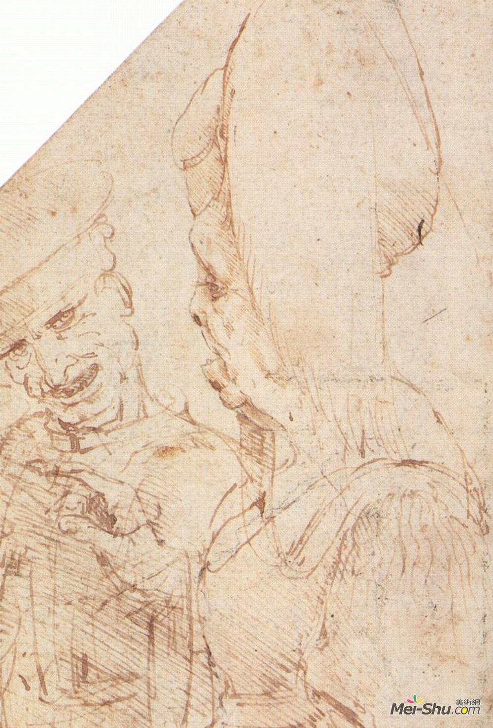 达·芬奇(Leonardo da Vinci)高清作品《配对》