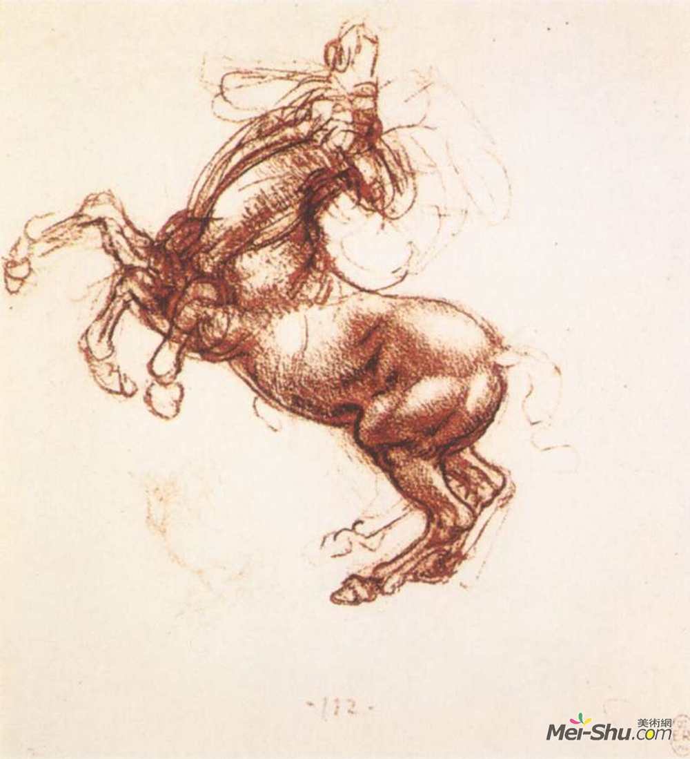 达·芬奇(Leonardo da Vinci)高清作品《养马》