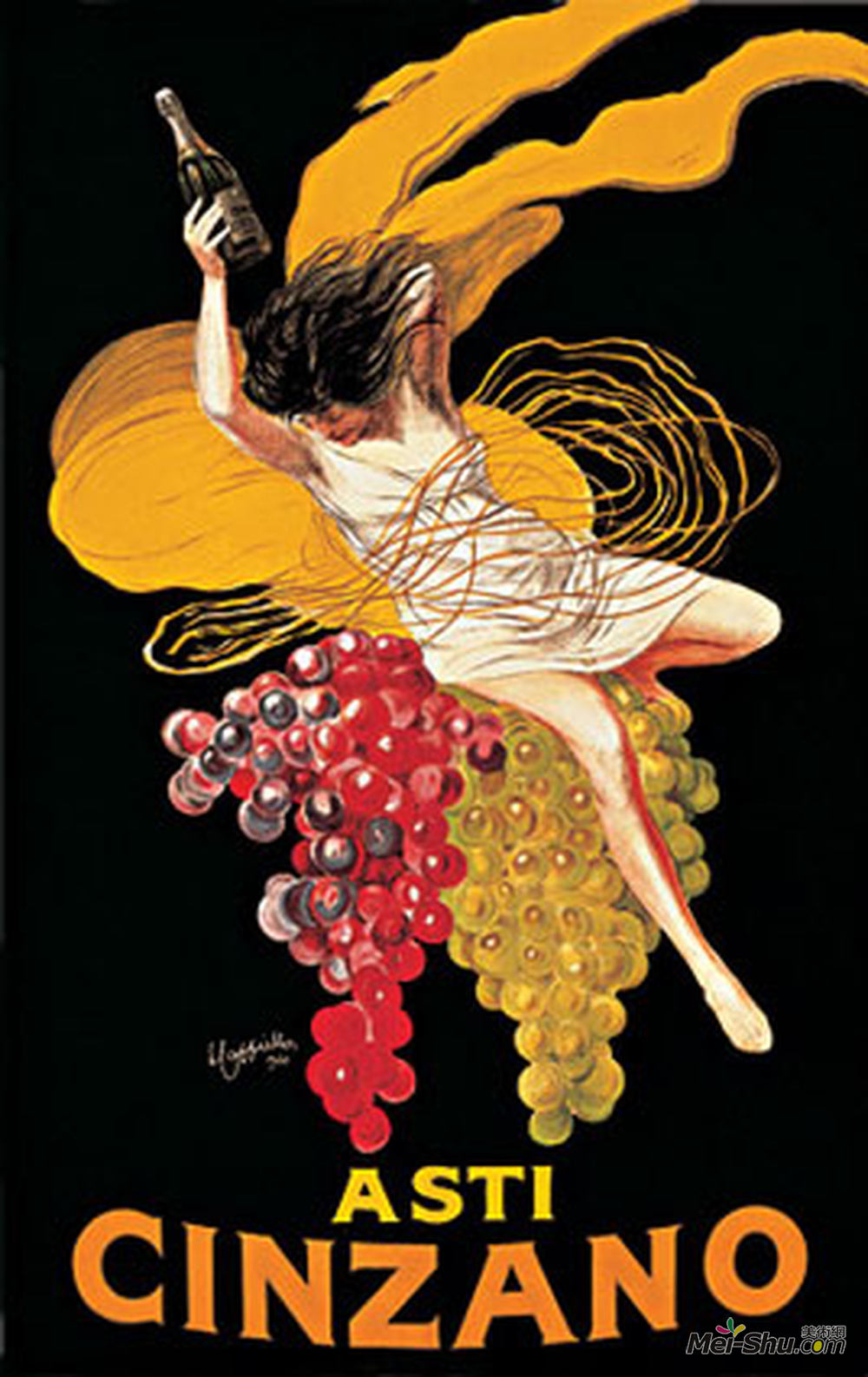 莱昂纳托·卡佩罗(Leonetto Cappiello)高清作品《Asti Cinzano is a Painting by Leonetto Cappiello. It is One》