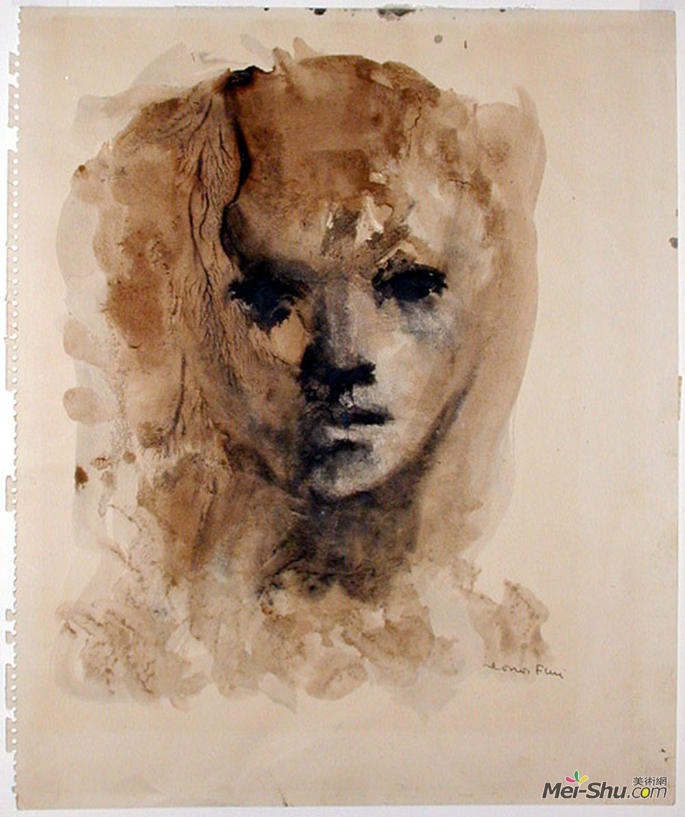莱昂诺尔·菲尼(Leonor Fini)高清作品《面对》