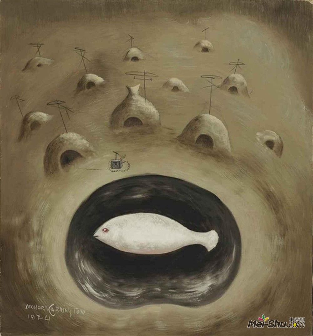 利奥诺拉·卡林顿(Leonora Carrington)高清作品《最后一条鱼》