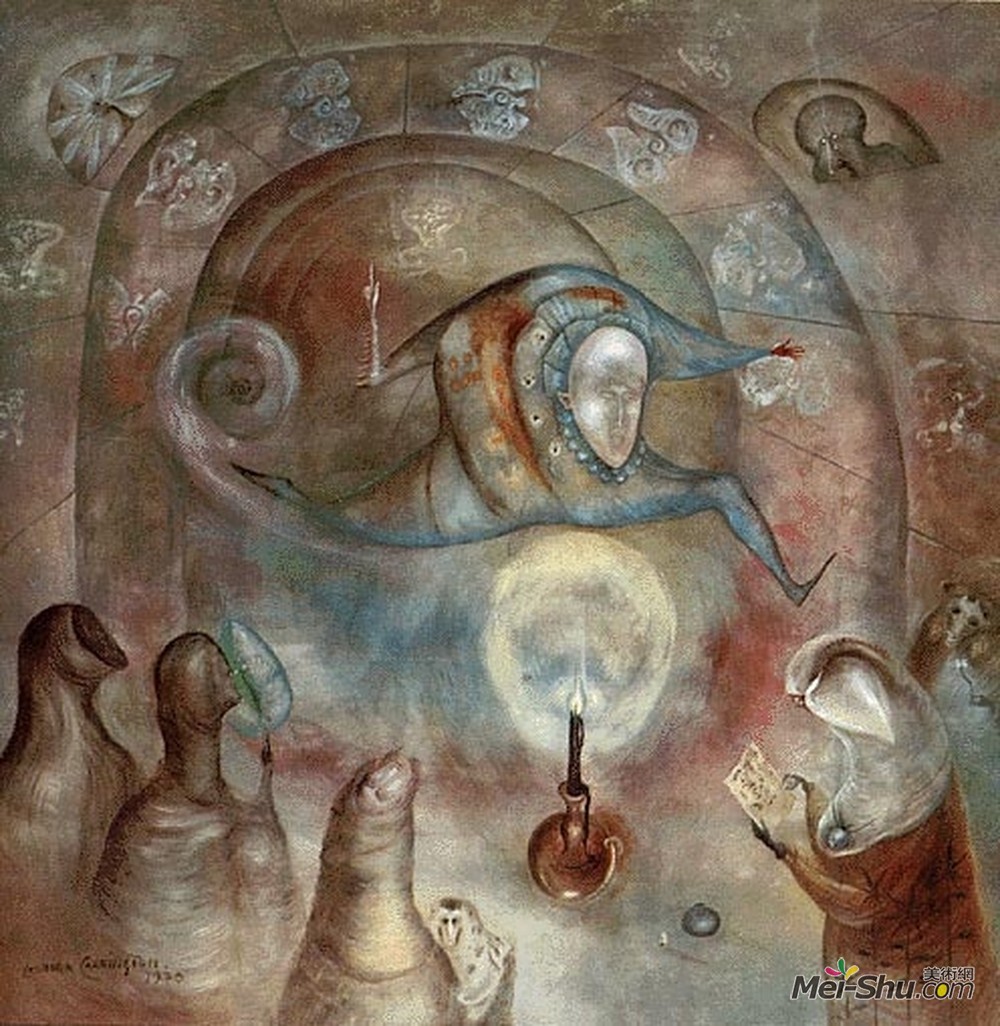 利奥诺拉·卡林顿(Leonora Carrington)高清作品《杰克敏捷，杰克快》