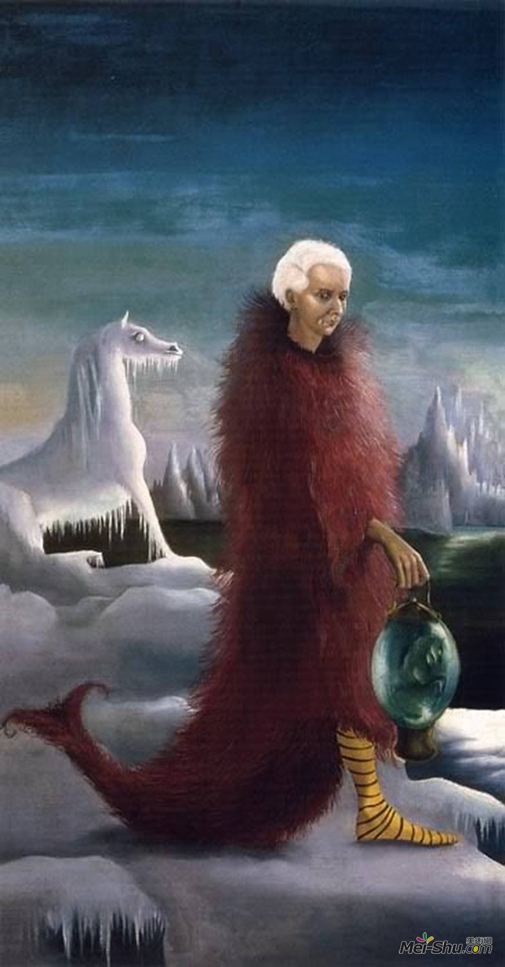 利奥诺拉·卡林顿(Leonora Carrington)高清作品《马克斯·恩斯特画像》