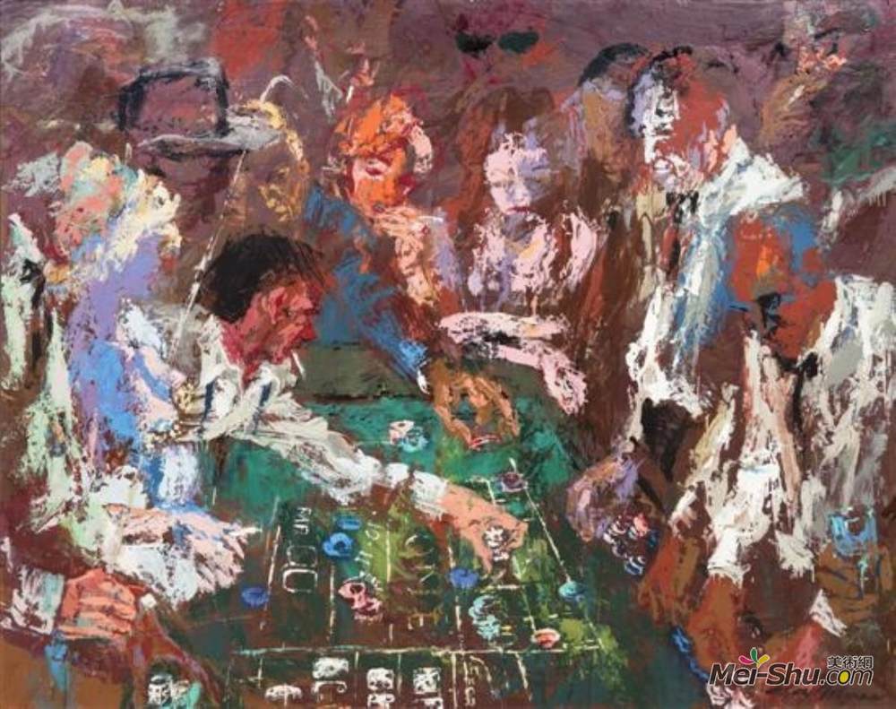 勒罗伊·内曼(LeRoy Neiman)高清作品《维加斯》