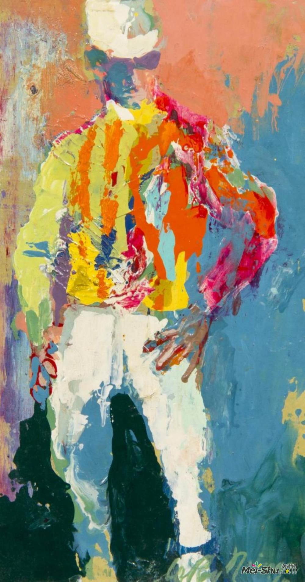 勒罗伊·内曼(LeRoy Neiman)高清作品《赛马骑师》