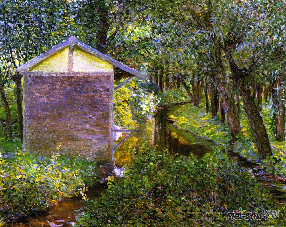利亚·卡伯特·佩里(Lilla Cabot Perry)高清作品《吉维尼布鲁克酒店》