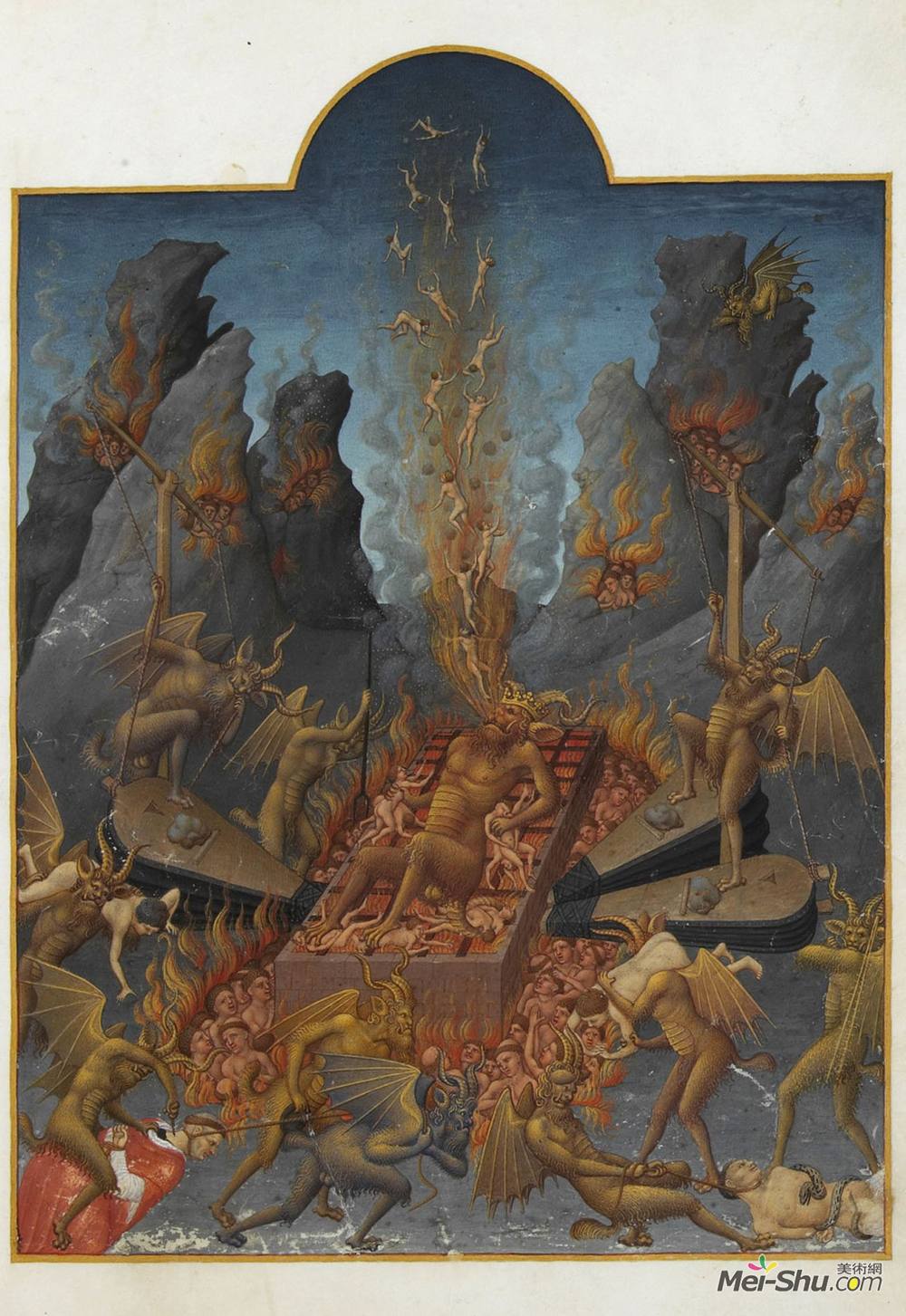 林堡兄弟(Limbourg brothers)高清作品《赫尔》
