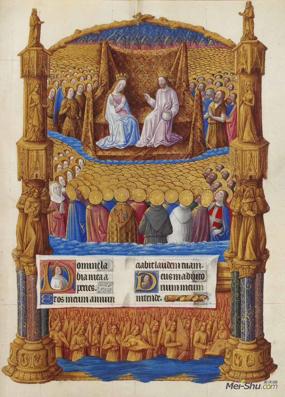 林堡兄弟(Limbourg brothers)高清作品《天堂》