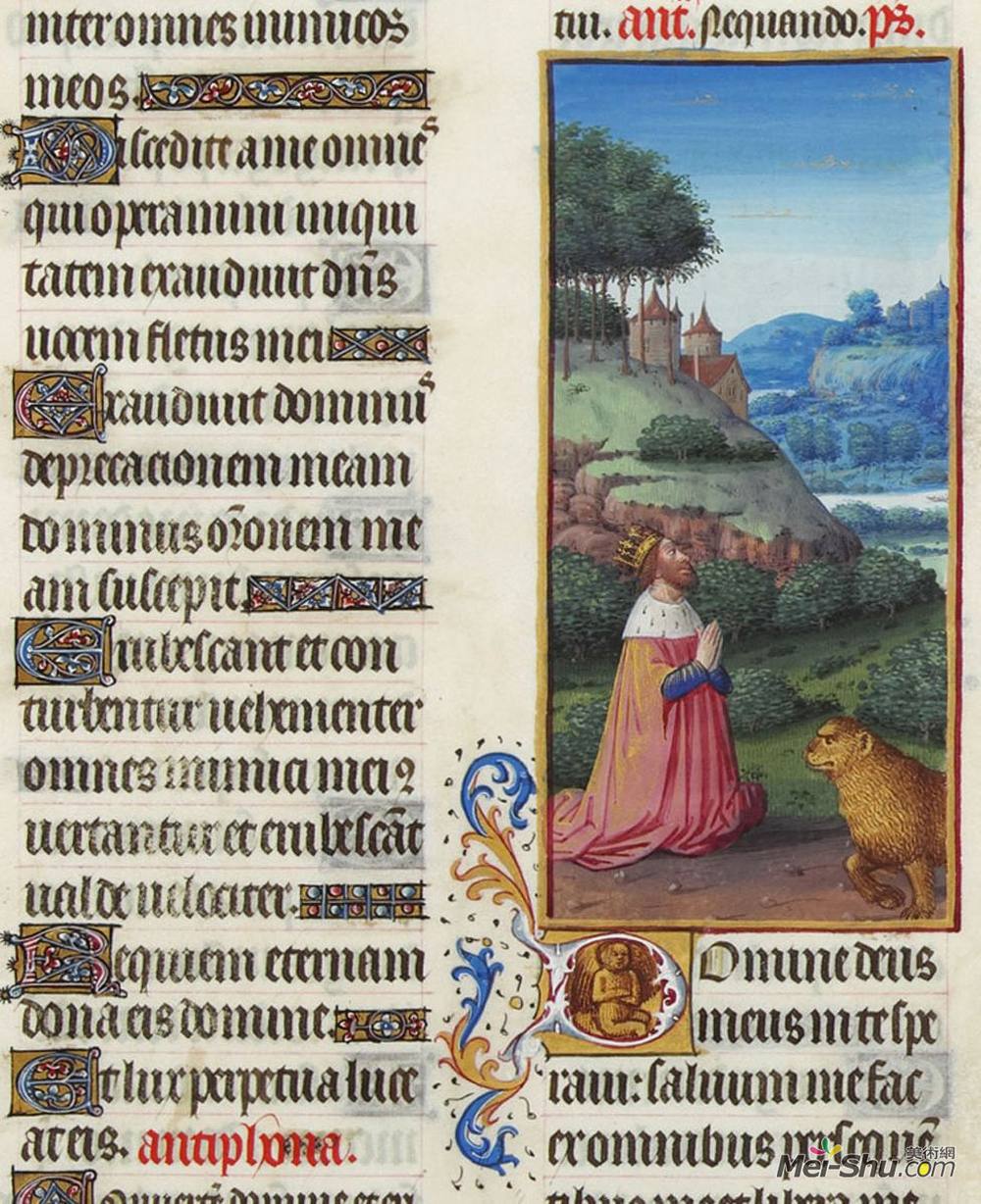 林堡兄弟(Limbourg brothers)高清作品《诗篇七篇》