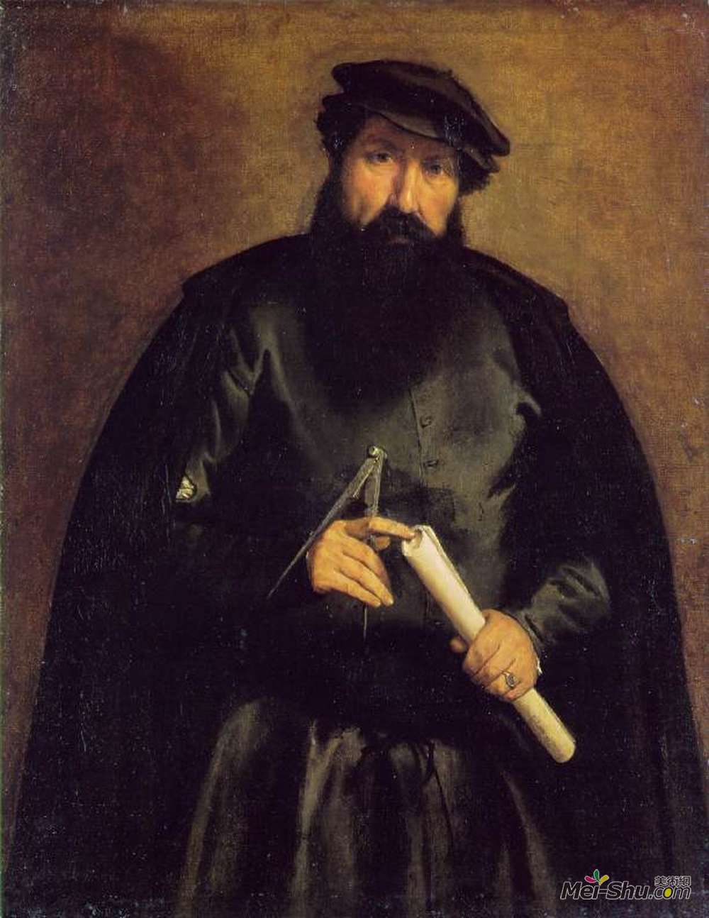 洛伦佐·洛图(Lorenzo Lotto)高清作品《建筑师》