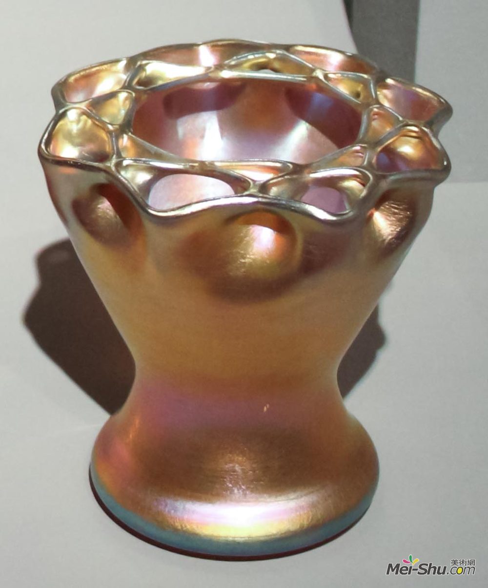 蒂凡尼(Louis Comfort Tiffany)高清作品《郁金香花瓶》