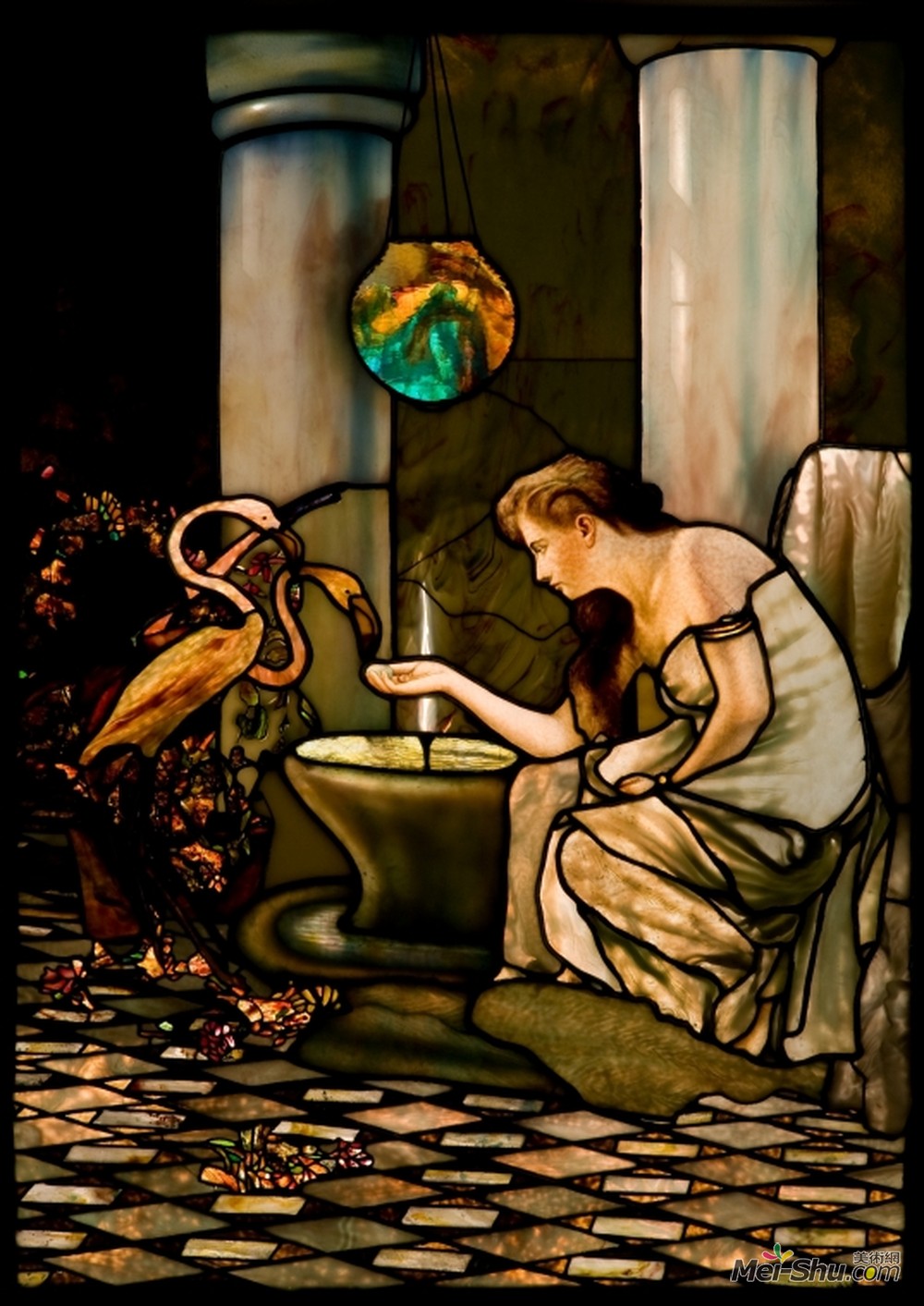 蒂凡尼(Louis Comfort Tiffany)高清作品《窗口》