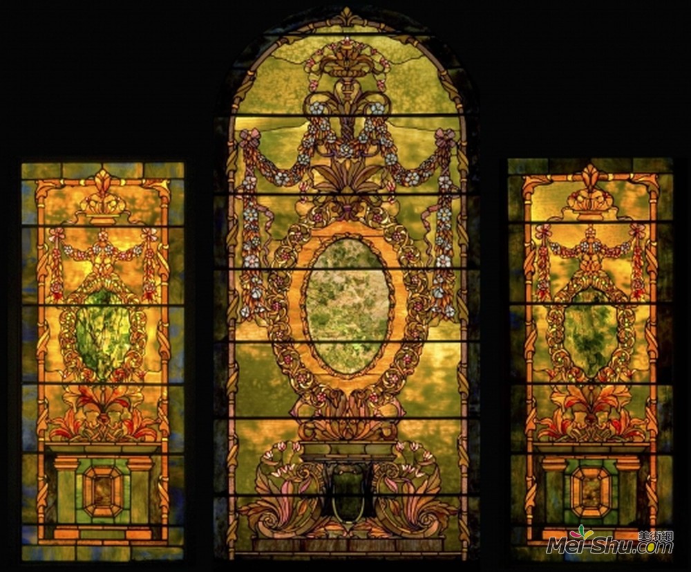 蒂凡尼(Louis Comfort Tiffany)高清作品《窗口》