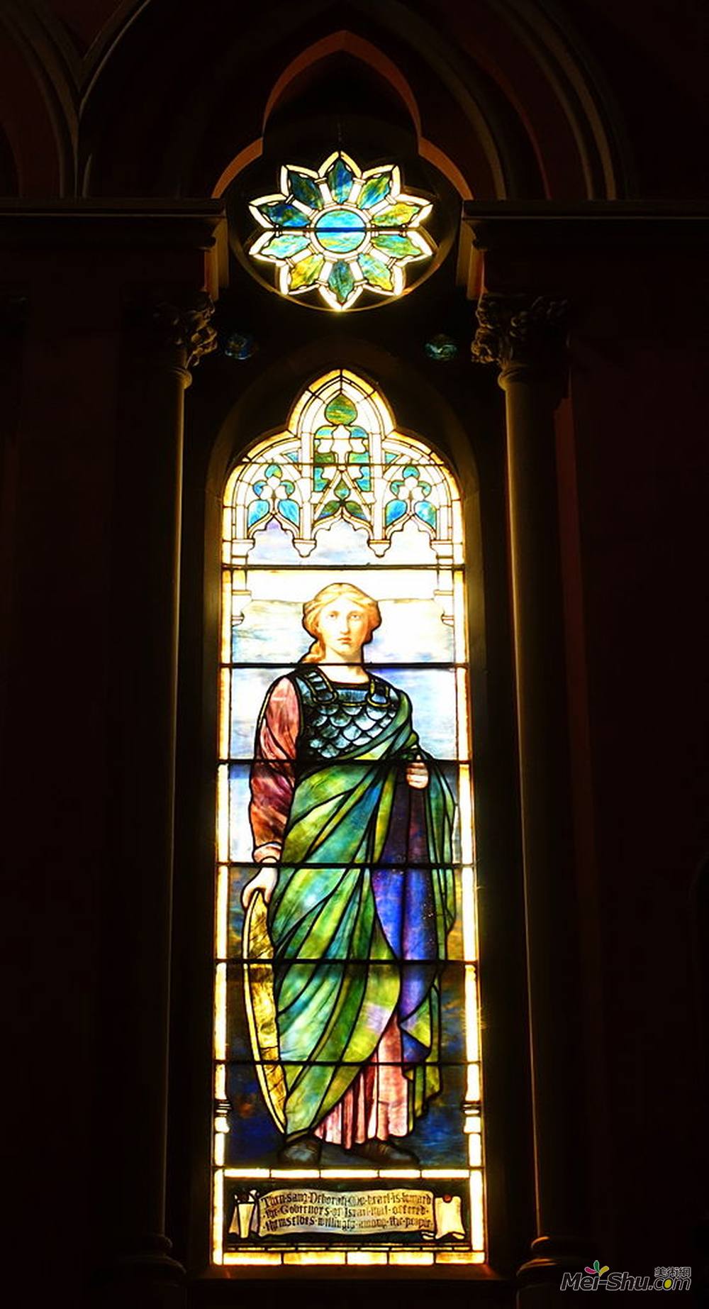 蒂凡尼(Louis Comfort Tiffany)高清作品《圣约堂-波士顿》
