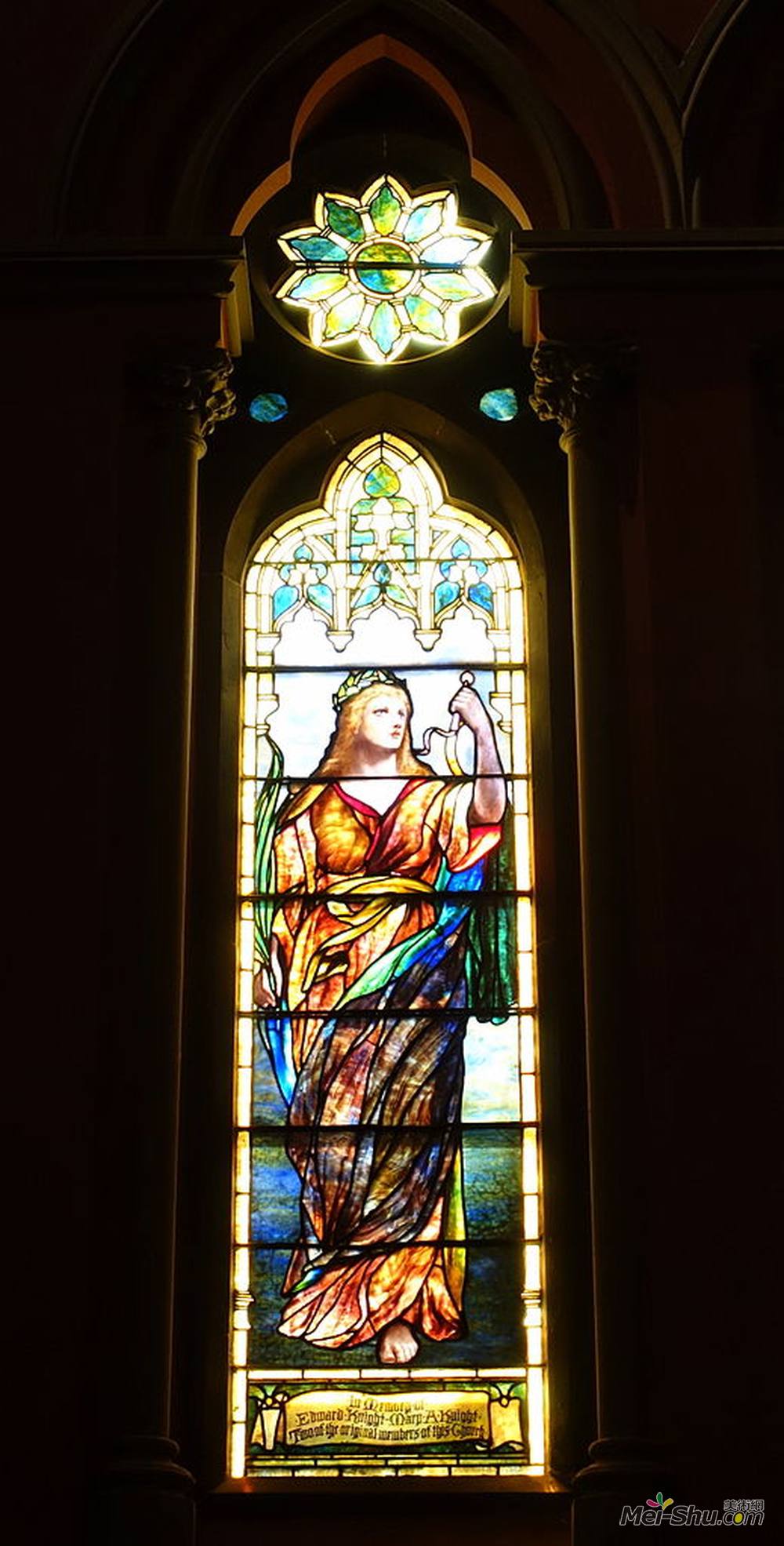 蒂凡尼(Louis Comfort Tiffany)高清作品《圣约堂-波士顿》