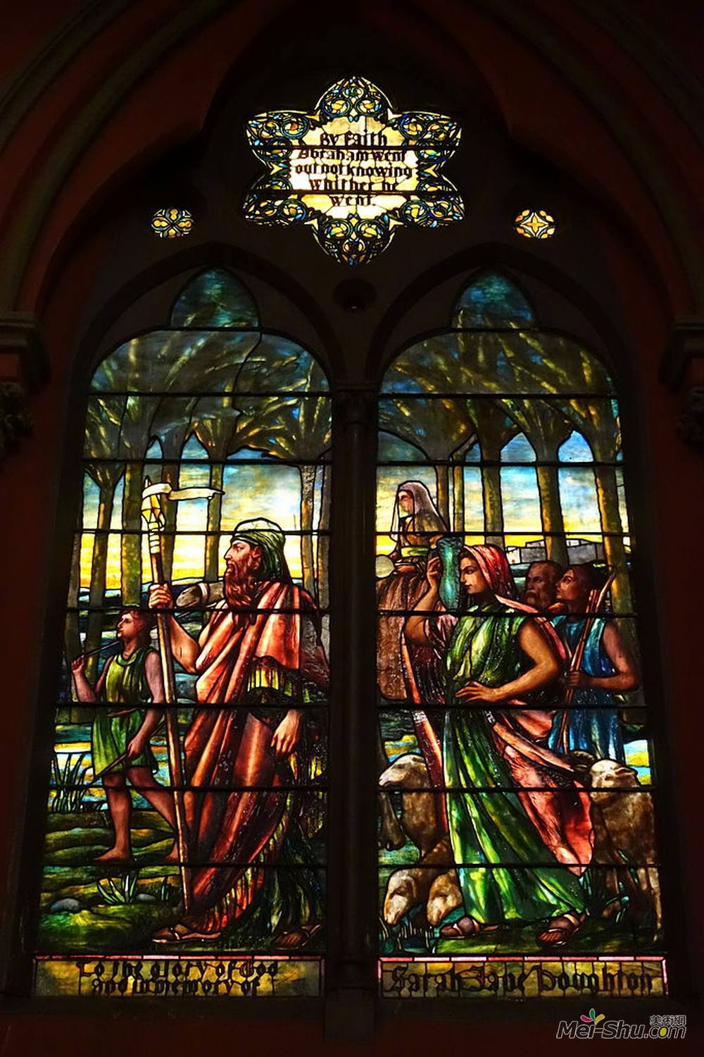 蒂凡尼(Louis Comfort Tiffany)高清作品《圣约堂-波士顿》