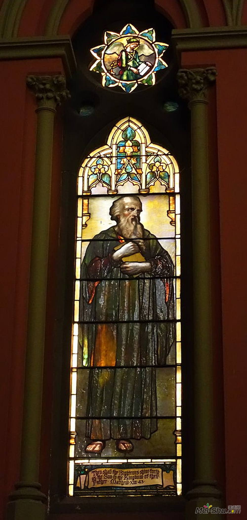蒂凡尼(Louis Comfort Tiffany)高清作品《圣约堂-波士顿》