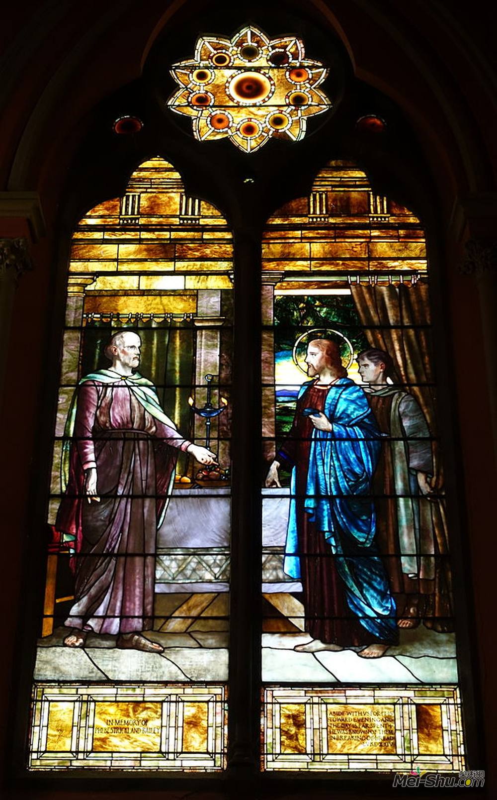 蒂凡尼(Louis Comfort Tiffany)高清作品《圣约堂-波士顿》