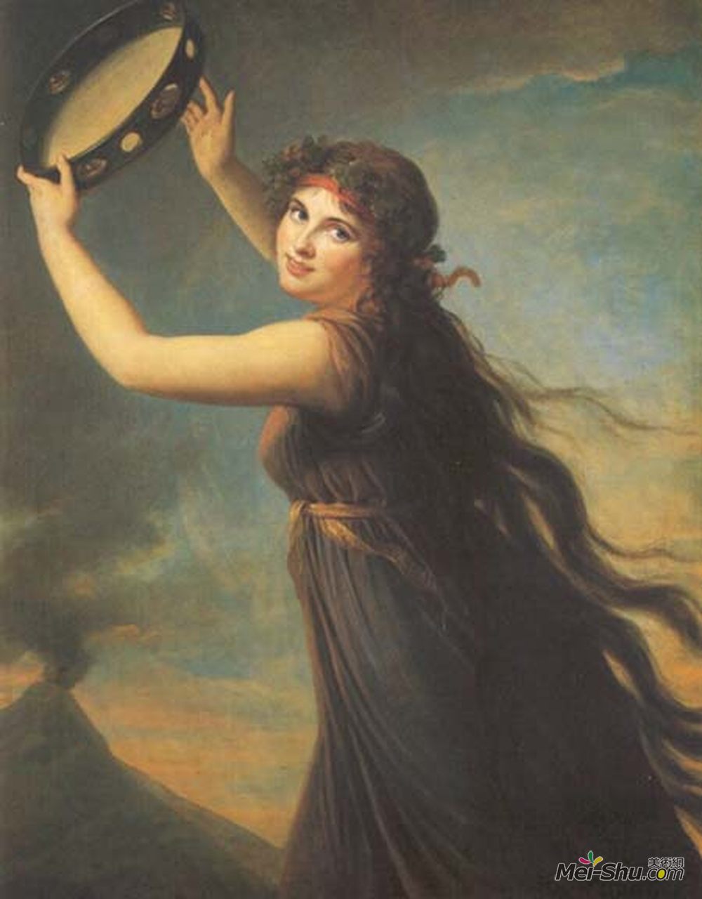 伊丽莎白·维杰·勒布伦(Louise Elisabeth Vigee Le Brun)高清作品《汉密尔顿夫人》