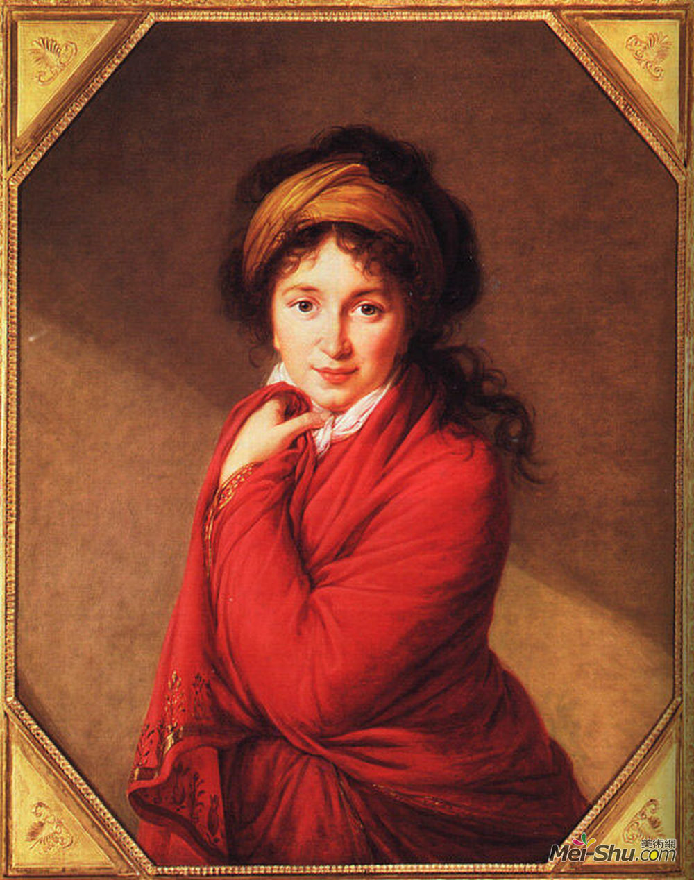 伊丽莎白·维杰·勒布伦(Louise Elisabeth Vigee Le Brun)高清作品《格洛夫伯爵肖像》