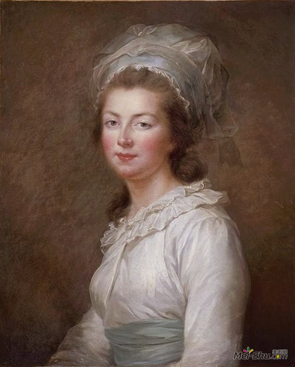 伊丽莎白·维杰·勒布伦(Louise Elisabeth Vigee Le Brun)高清作品《法国的丽莎贝斯画像》