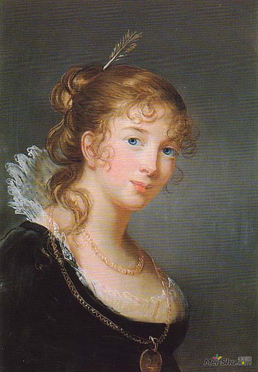 伊丽莎白·维杰·勒布伦(Louise Elisabeth Vigee Le Brun)高清作品《普鲁士公主路易丝》