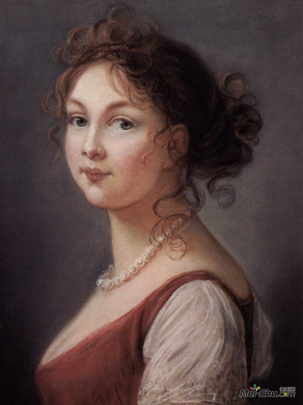 伊丽莎白·维杰·勒布伦(Louise Elisabeth Vigee Le Brun)高清作品《普鲁士公主路易丝》