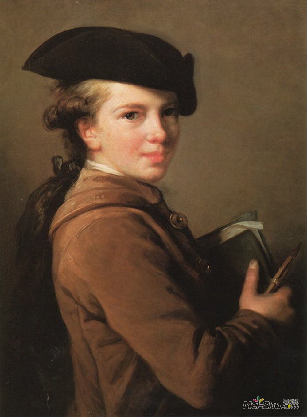 伊丽莎白·维杰·勒布伦(Louise Elisabeth Vigee Le Brun)高清作品《艺术家的兄弟》