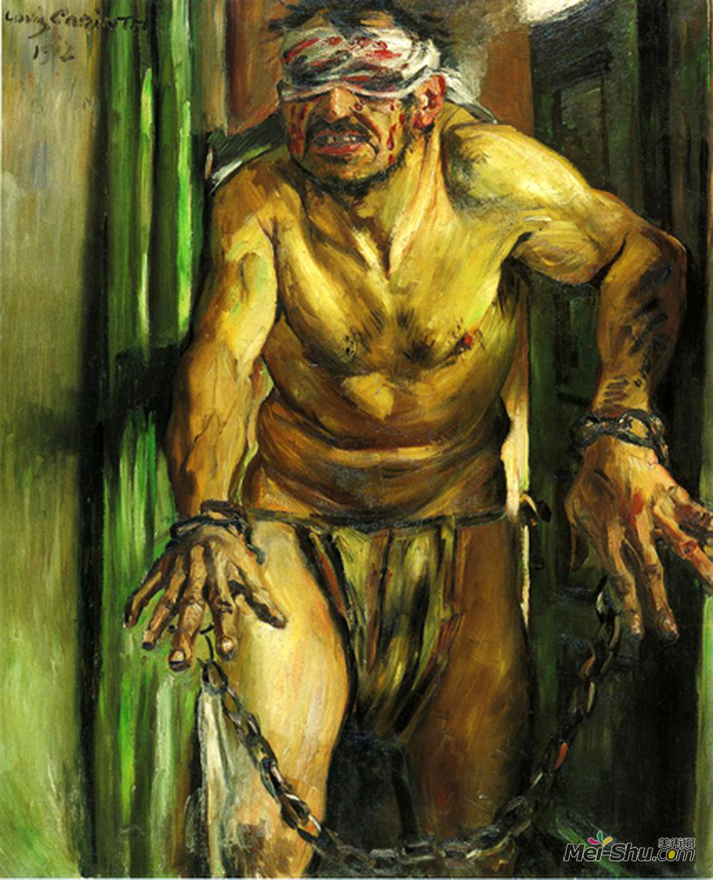 洛维斯·科林斯(Lovis Corinth)高清作品《盲目的参孙》