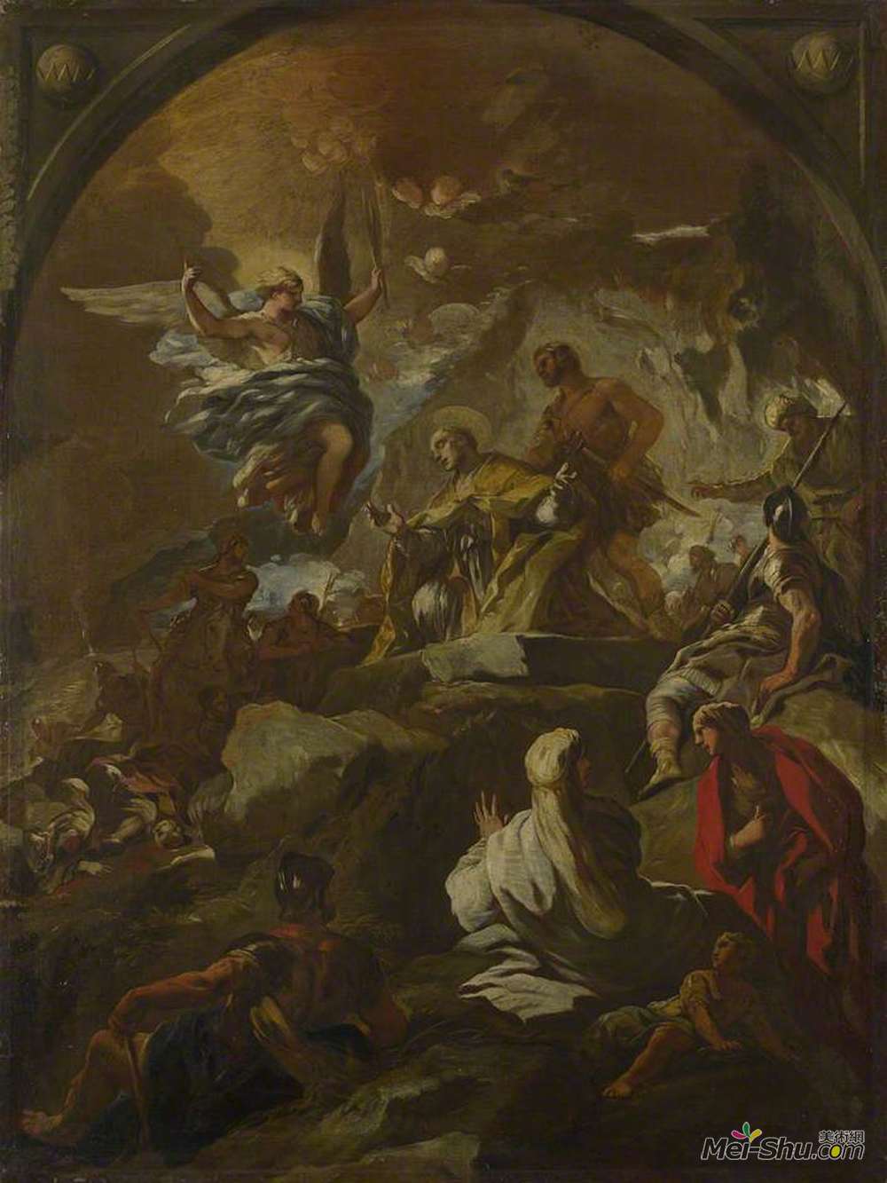 卢卡·吉奥达诺(Luca Giordano)高清作品《The Martyrdom of Saint Januarius》