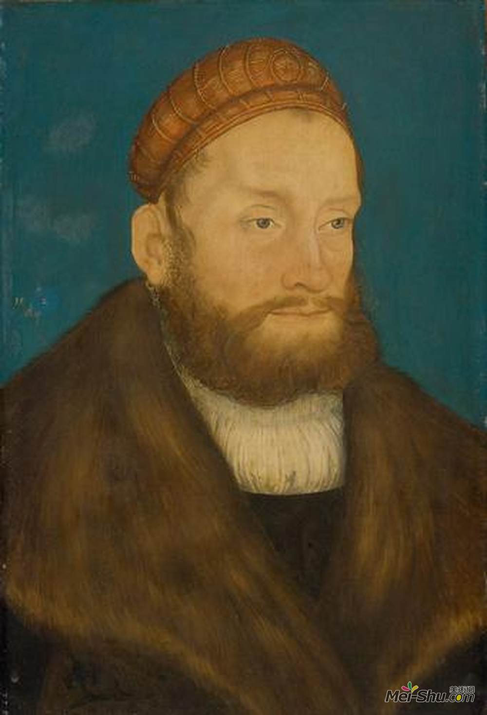 大·卢卡斯·克拉纳赫(Lucas Cranach the Elder)高清作品《卡西米尔，勃兰登堡的马格雷夫》