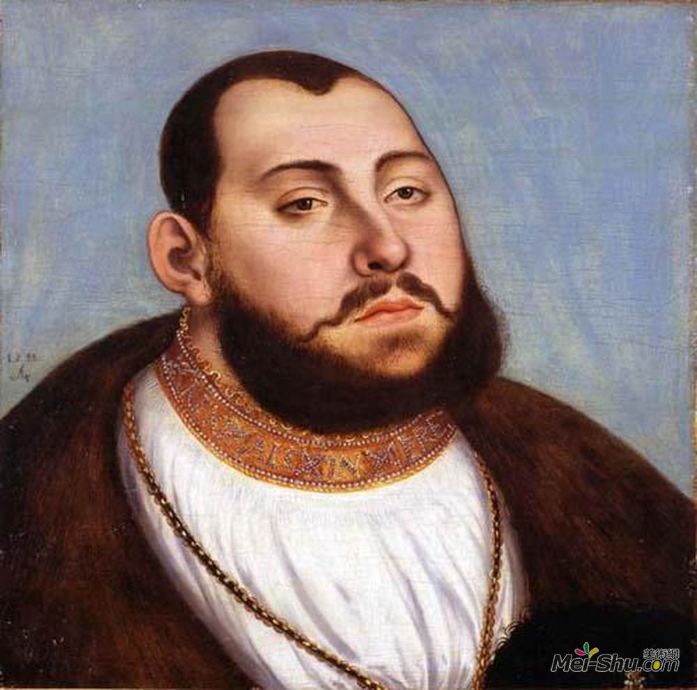大·卢卡斯·克拉纳赫(Lucas Cranach the Elder)高清作品《约翰弗雷德里克是萨克森州的选民马格纳莫斯》