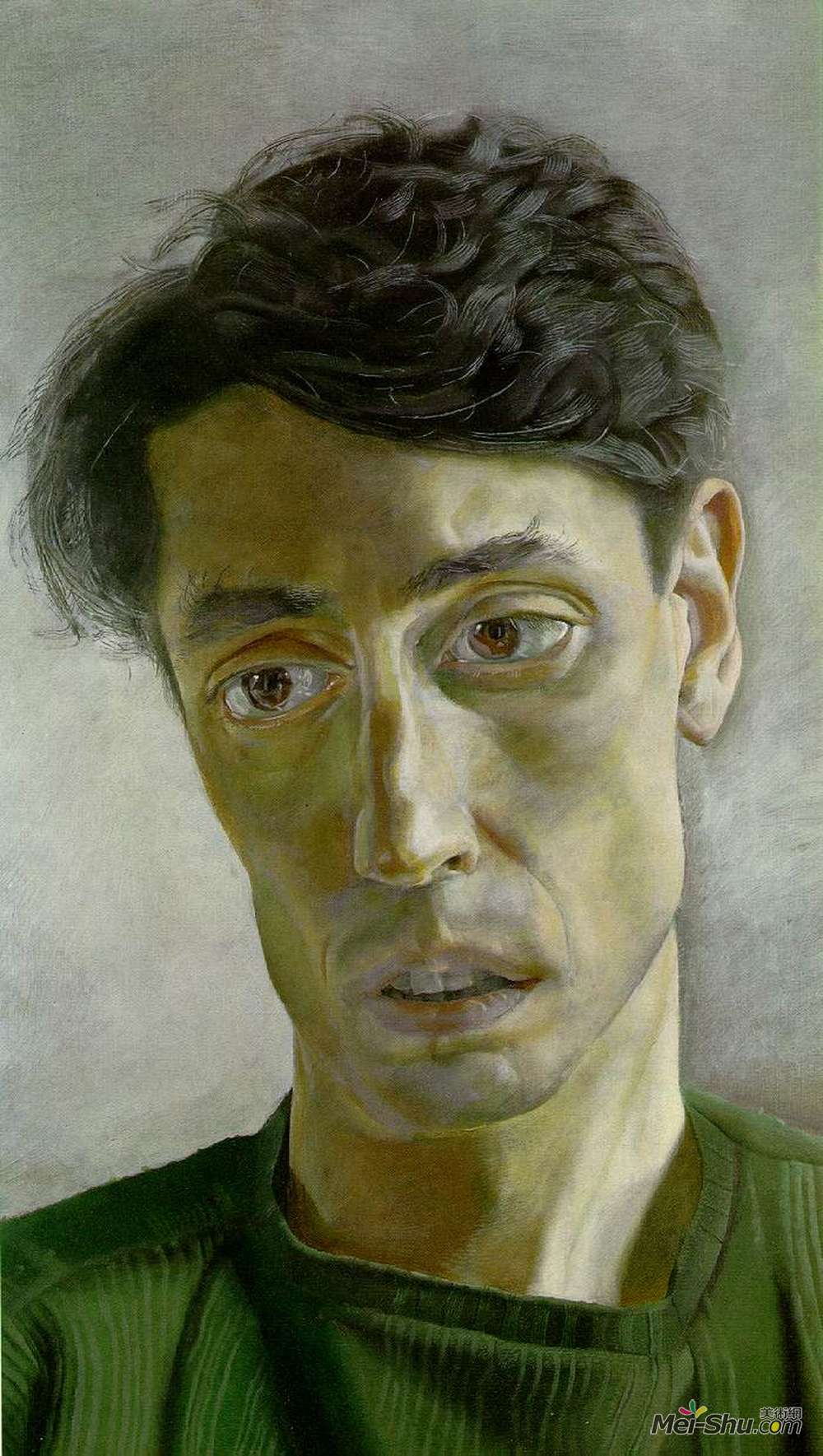 卢西安·弗洛伊德(Lucian Freud)高清作品《约翰·明顿》