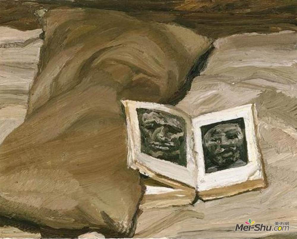 卢西安·弗洛伊德(Lucian Freud)高清作品《书中的静物》