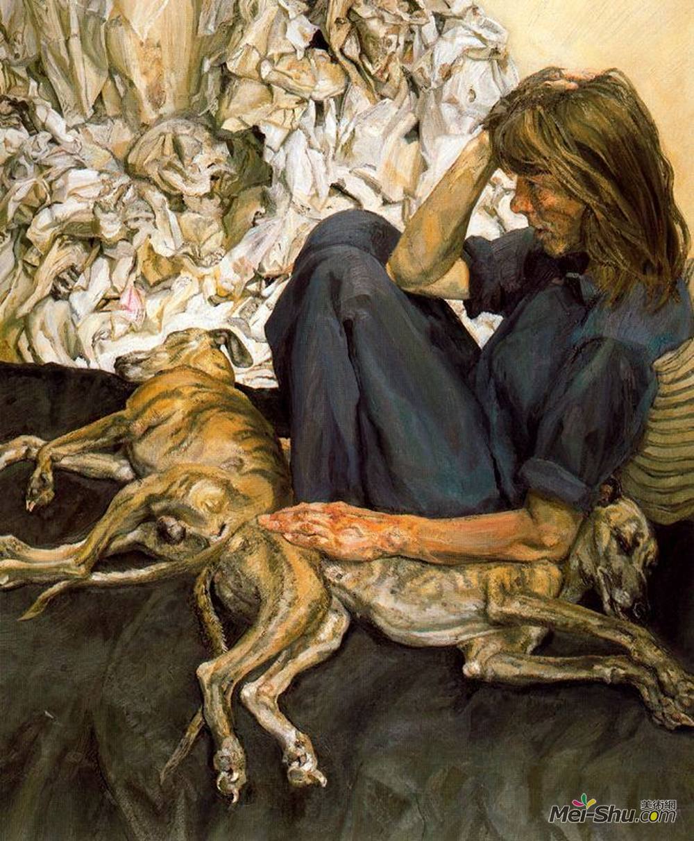 卢西安·弗洛伊德(Lucian Freud)高清作品《三重肖像》