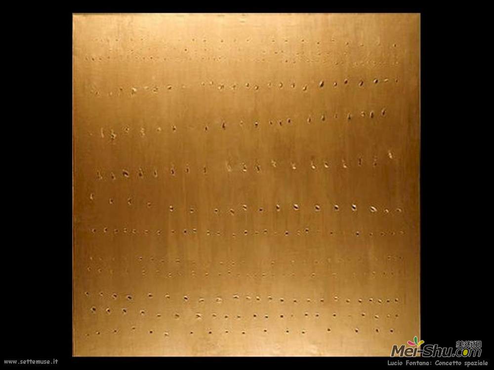 卢齐欧·封塔纳(Lucio Fontana)高清作品《概念空间》