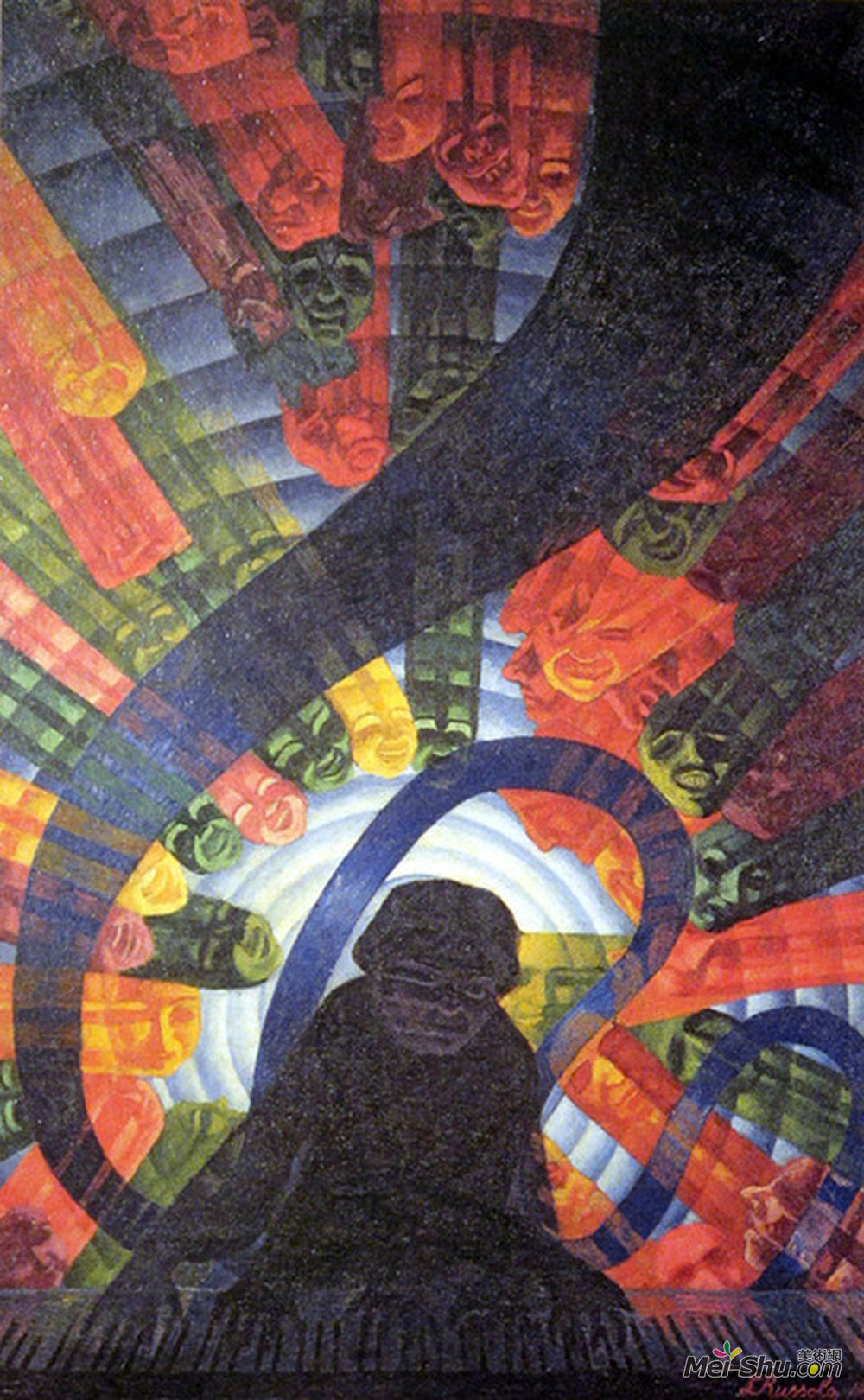 路易吉·鲁索洛(Luigi Russolo)高清作品《音乐》