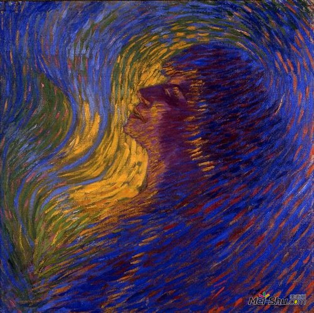 路易吉·鲁索洛(Luigi Russolo)高清作品《香水》