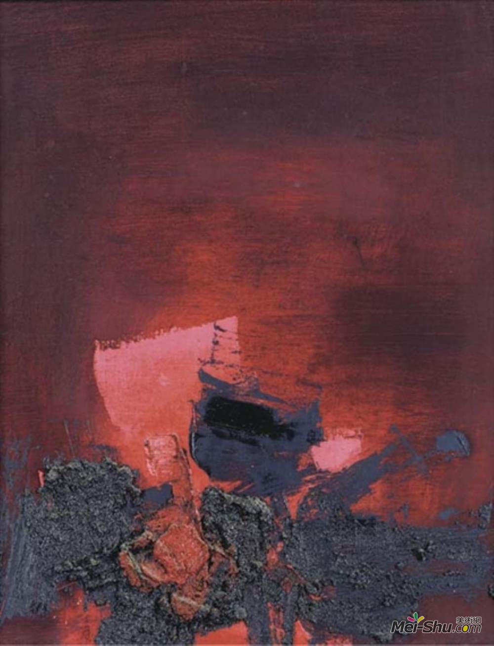 刘易斯费托(Luis Feito)高清作品《黑名单上的成员》