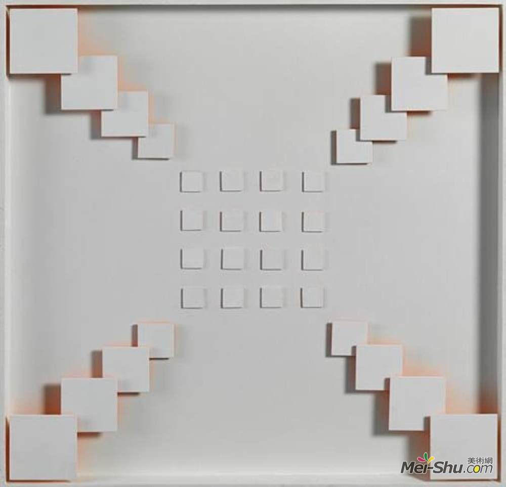 刘易斯托马洛(Luis Tomasello)高清作品《Atmosph&ère chromoplastique N&° 872》